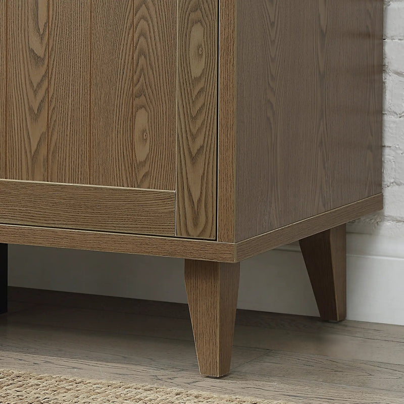 Modern 60 Inch TV Stand in Classic Walnut Finish by HouseOfZazla