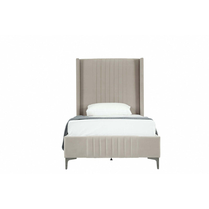 Promenade - Bed With Upholstered Headboard And Slats by HouseOfZazla