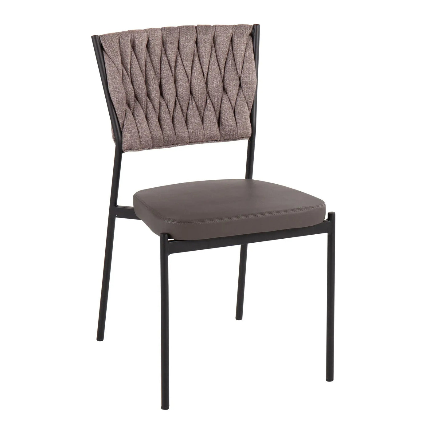 Tania - Braided Contemporary Chair (Set of 2) by HouseOfZazla