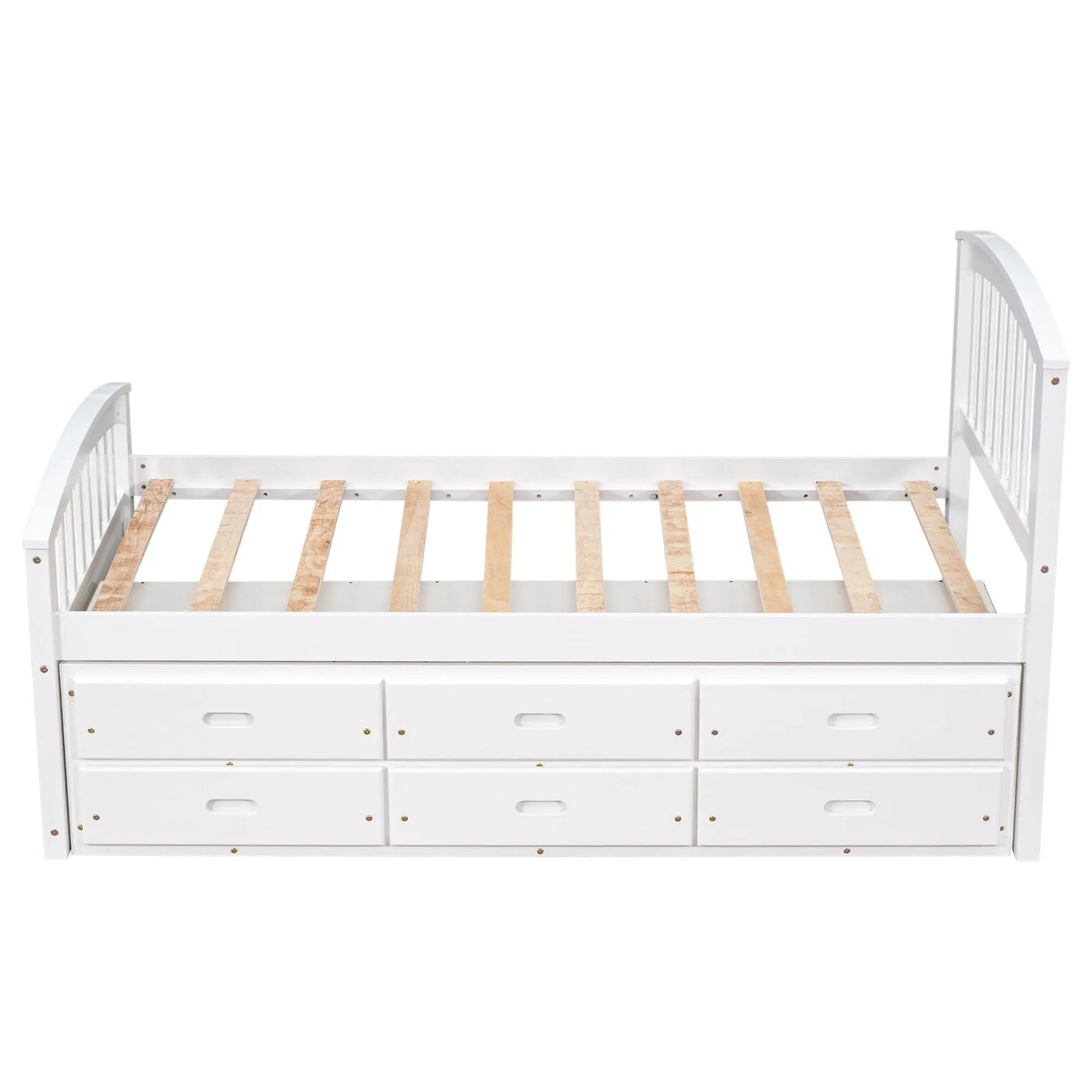 Platform Storage Bed Solid Wood Bed With 6 Drawers by Unique Piece Furniture