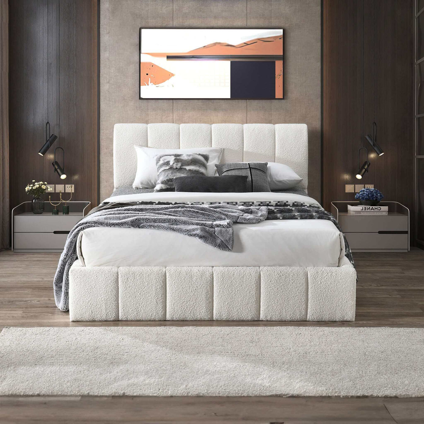 Hilar - Elegant Design Platform Bed by Unique Piece Furniture
