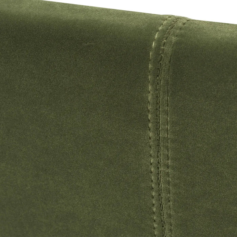 Marcella - Upholstered Shelter Headboard Bed Set by HouseOfZazla