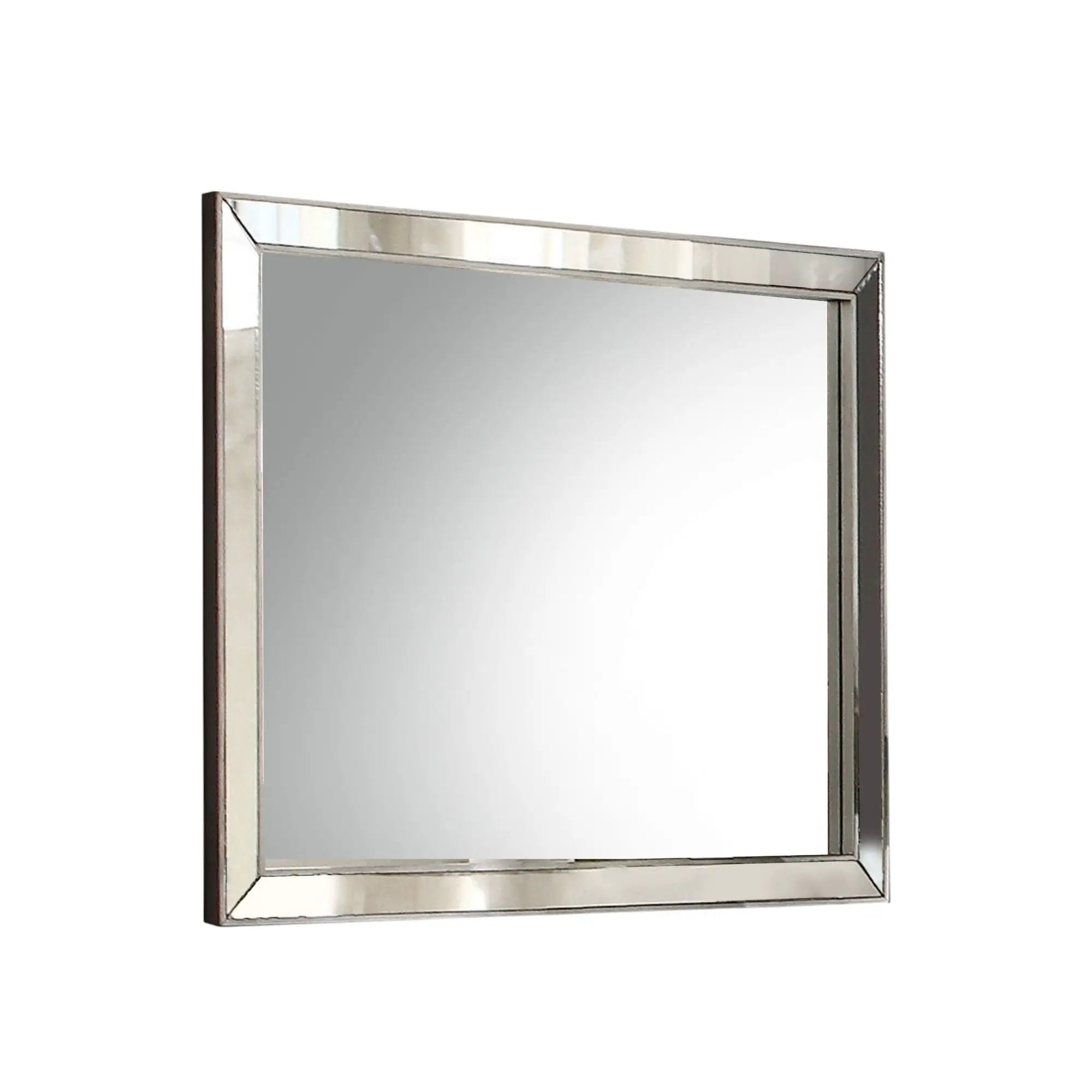 Voeville II - Mirror - Silver by Unique Piece Furniture