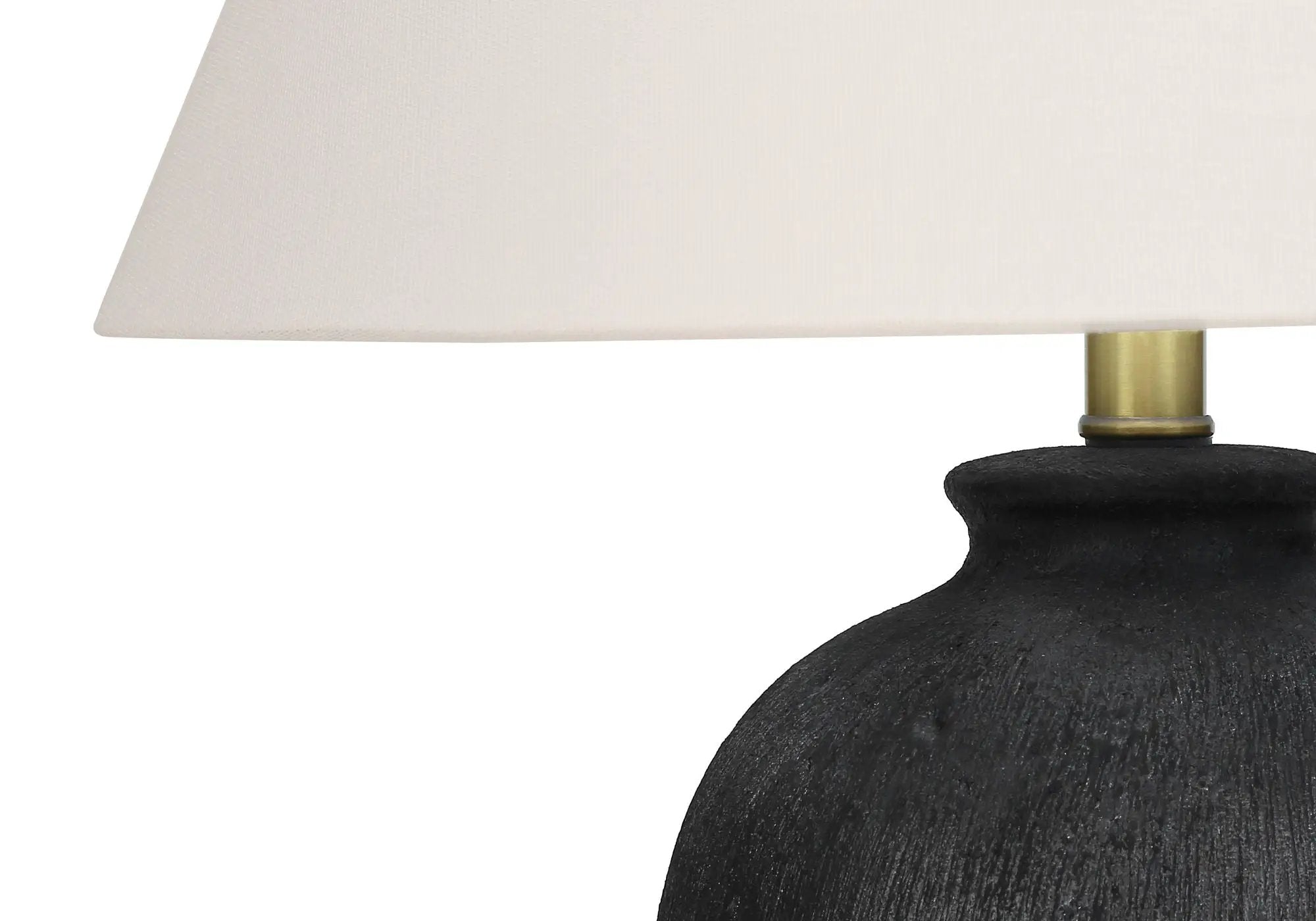 Lighting, Table Lamp, Ceramic, Modern - Black by Unique Piece Furniture