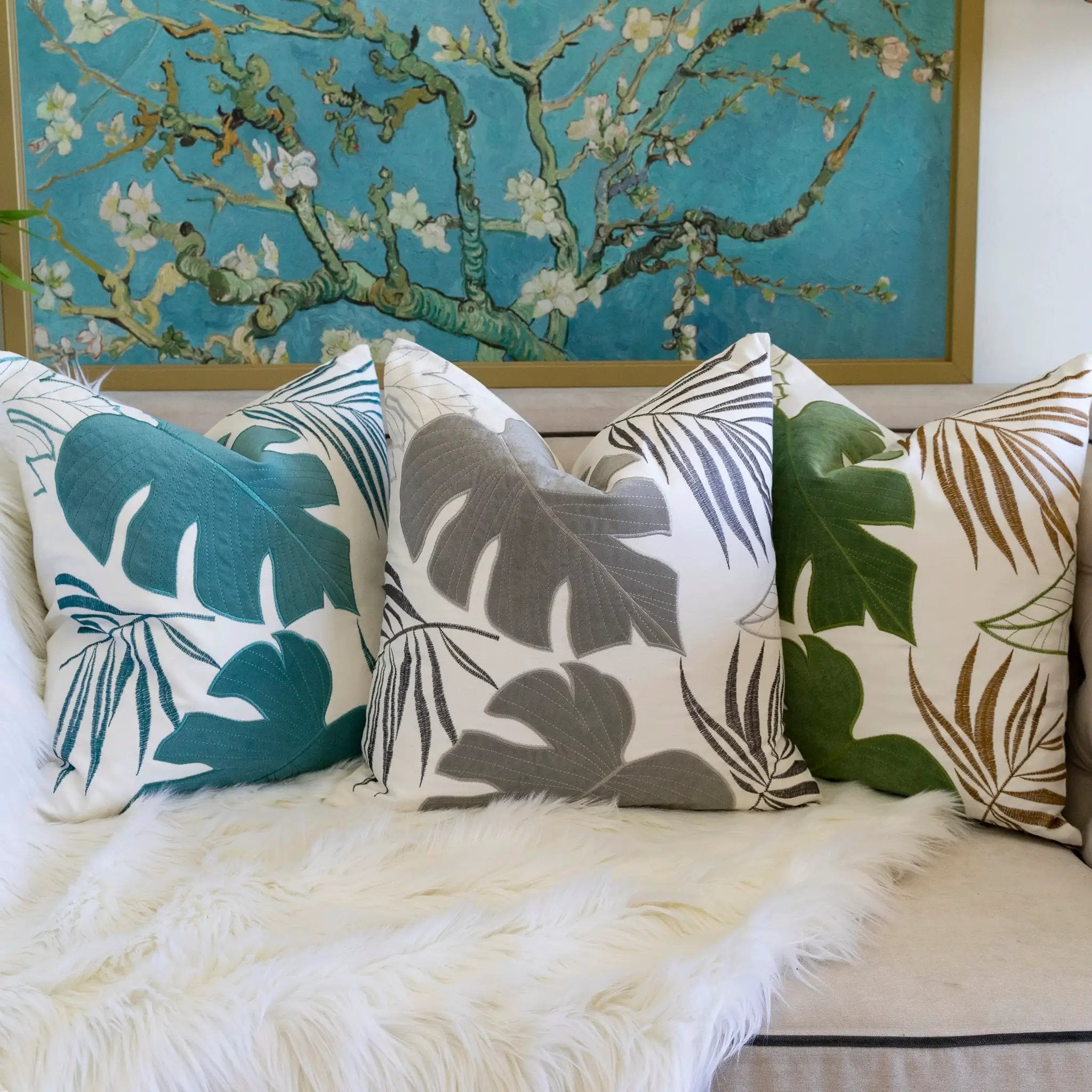 Autumn Vibes Leaf Accent Pillow - 2 Pack by HouseOfZazla