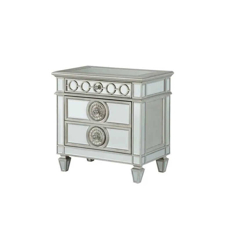 Varian - Nightstand - Mirrored by Unique Piece Furniture