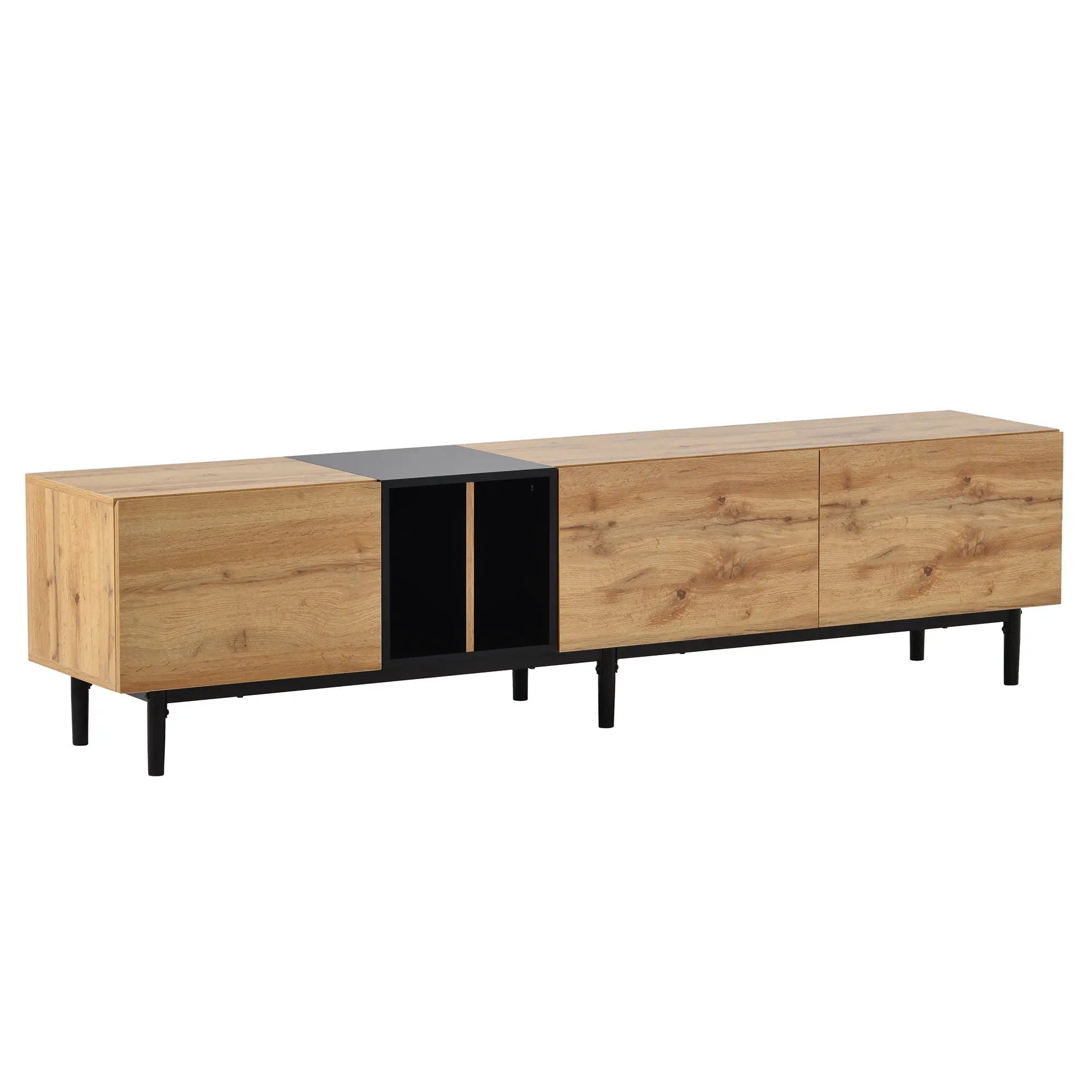 Modern Natural Wood color TV Stand by BLAKHOM