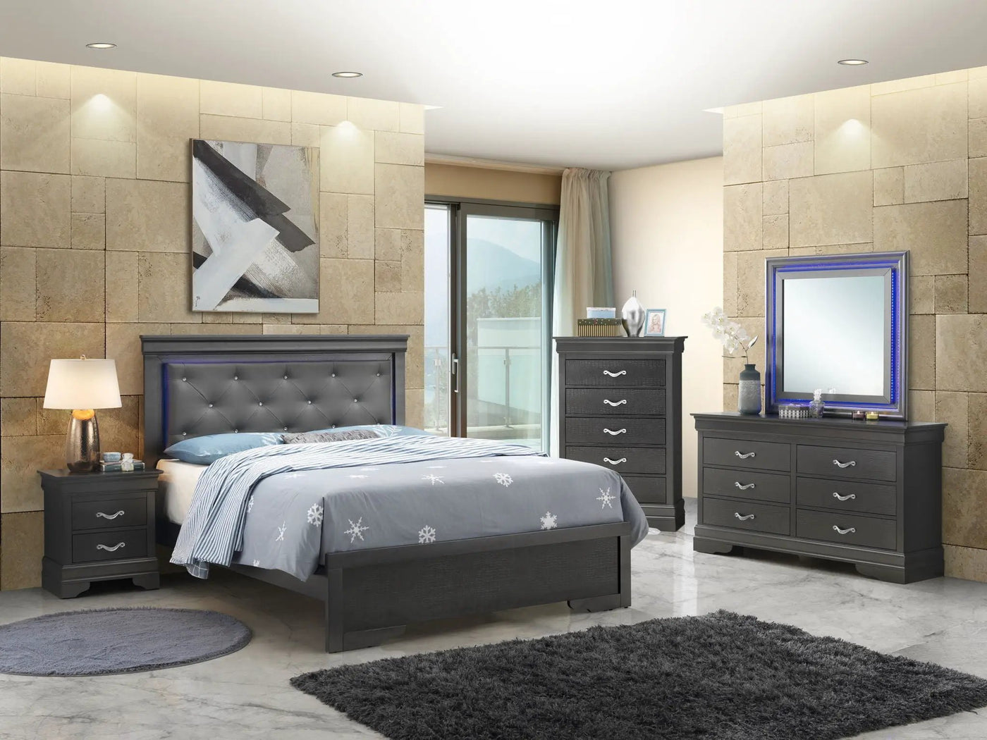LED Elegant Bed by HouseOfZazla