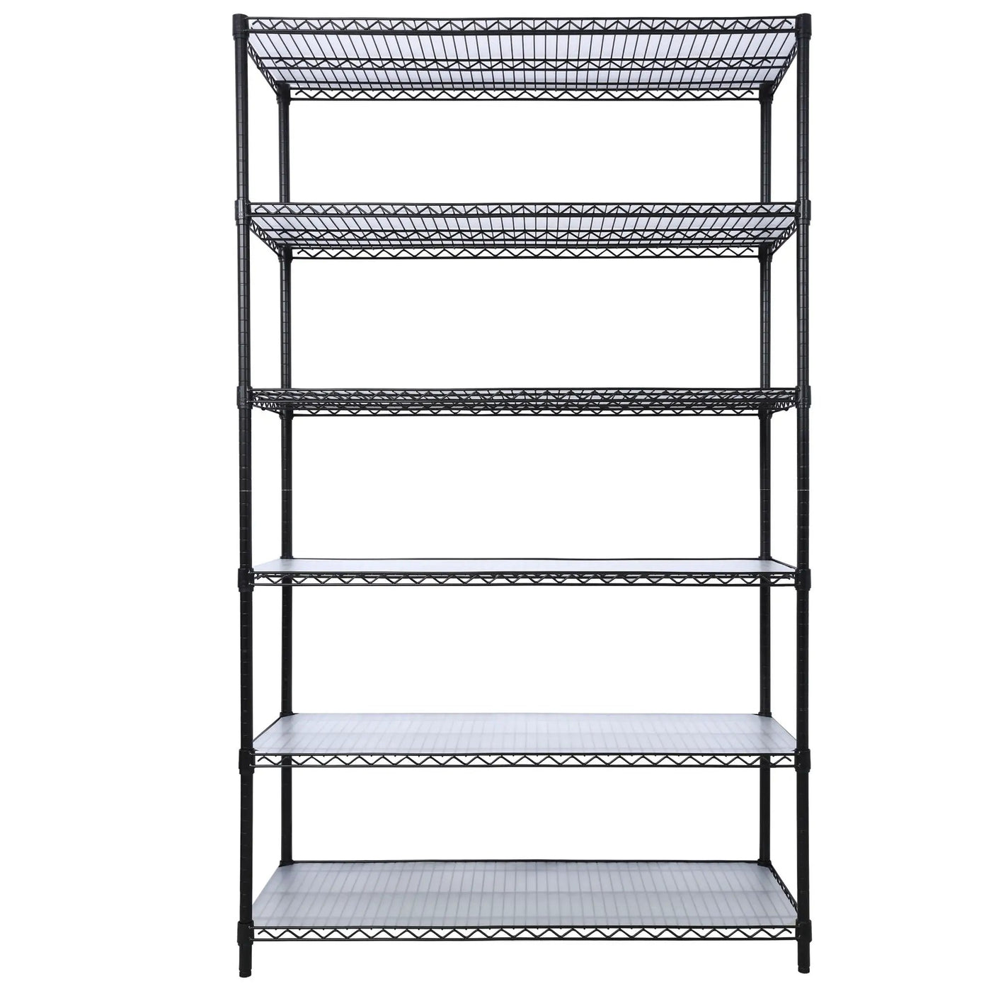 6 Tier 6000Lbs Capacity Nsf Metal Shelf Wire Shelving Unit, Heavy Duty Adjustable Storage Rack With Wheels & Shelf Liners For Commercial Grade Utility Steel Storage Rack by Unique Piece Furniture
