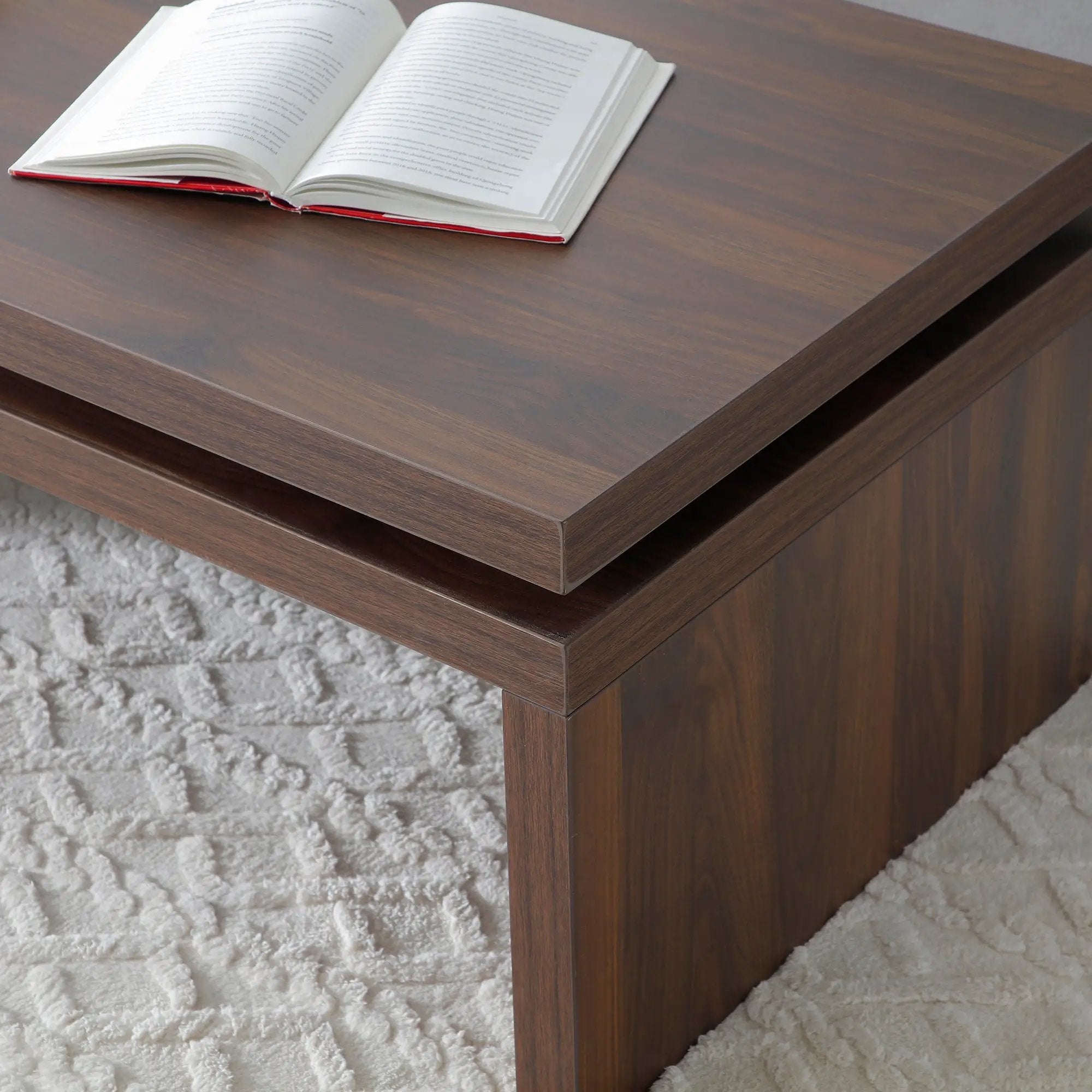 Wood Coffee Table - Mid Century Modern Farmhouse Wooden Coffee Tables by HouseOfZazla