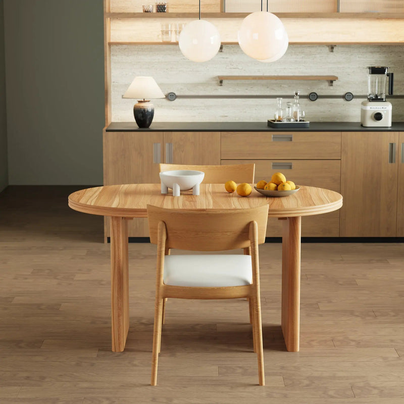 Modern Extendable Dining Table with Removable Extension Leaves by HouseOfZazla