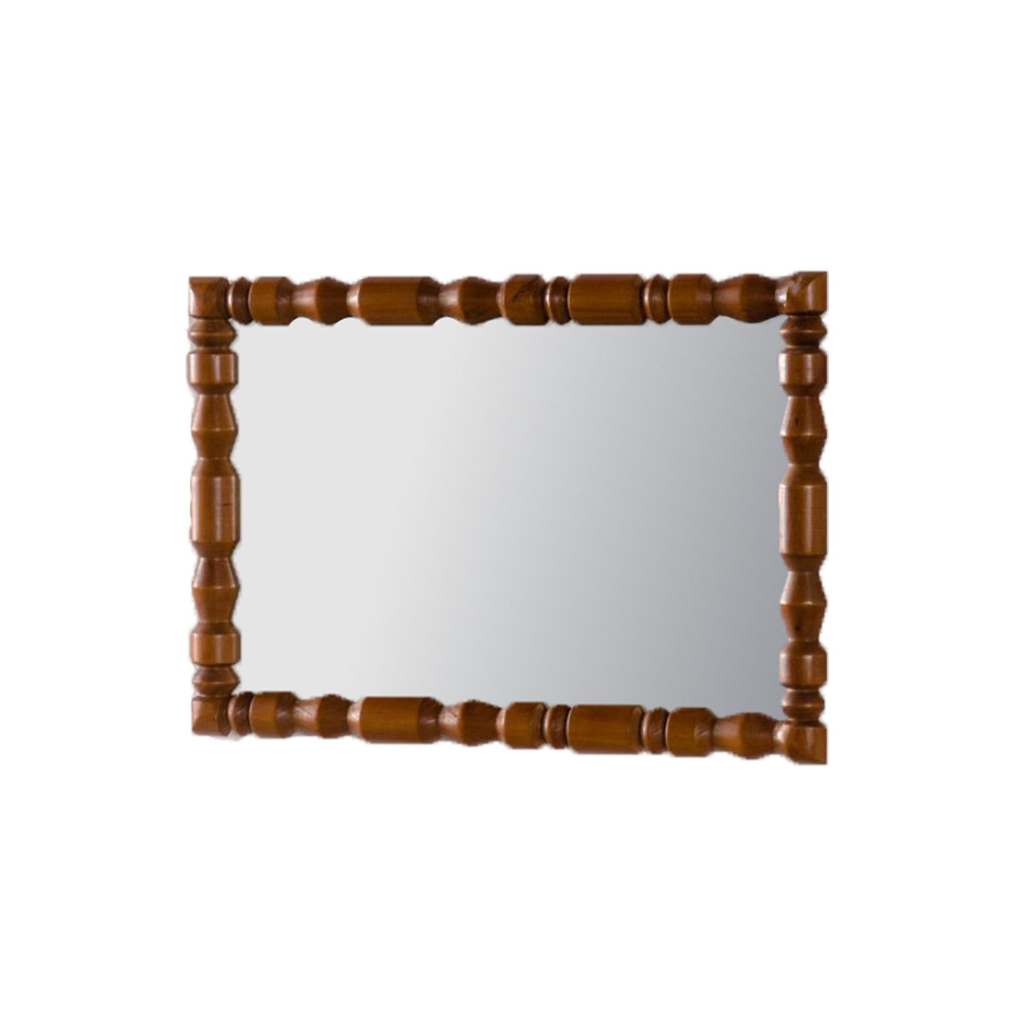 Vintage Wooden Carved Wall Mirror by HouseOfZazla