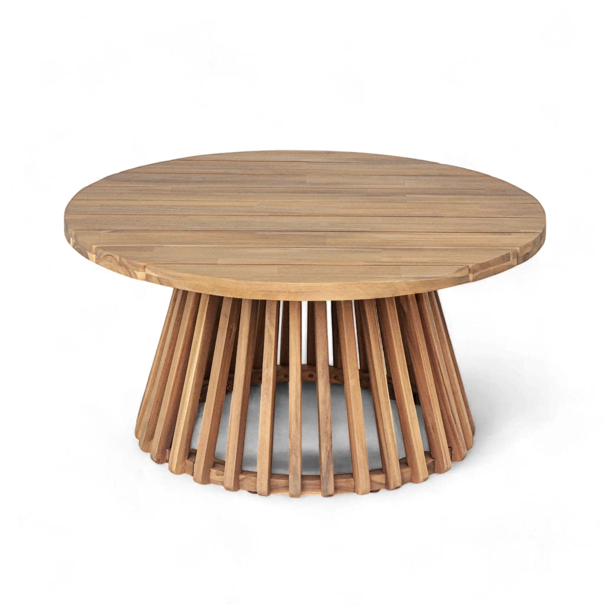 Acacia Wood Patio Coffee Table by HouseOfZazla