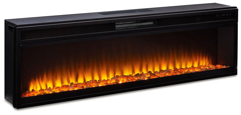 Entertainment Accessories - Wide Fireplace Insert - Black by Unique Piece Furniture