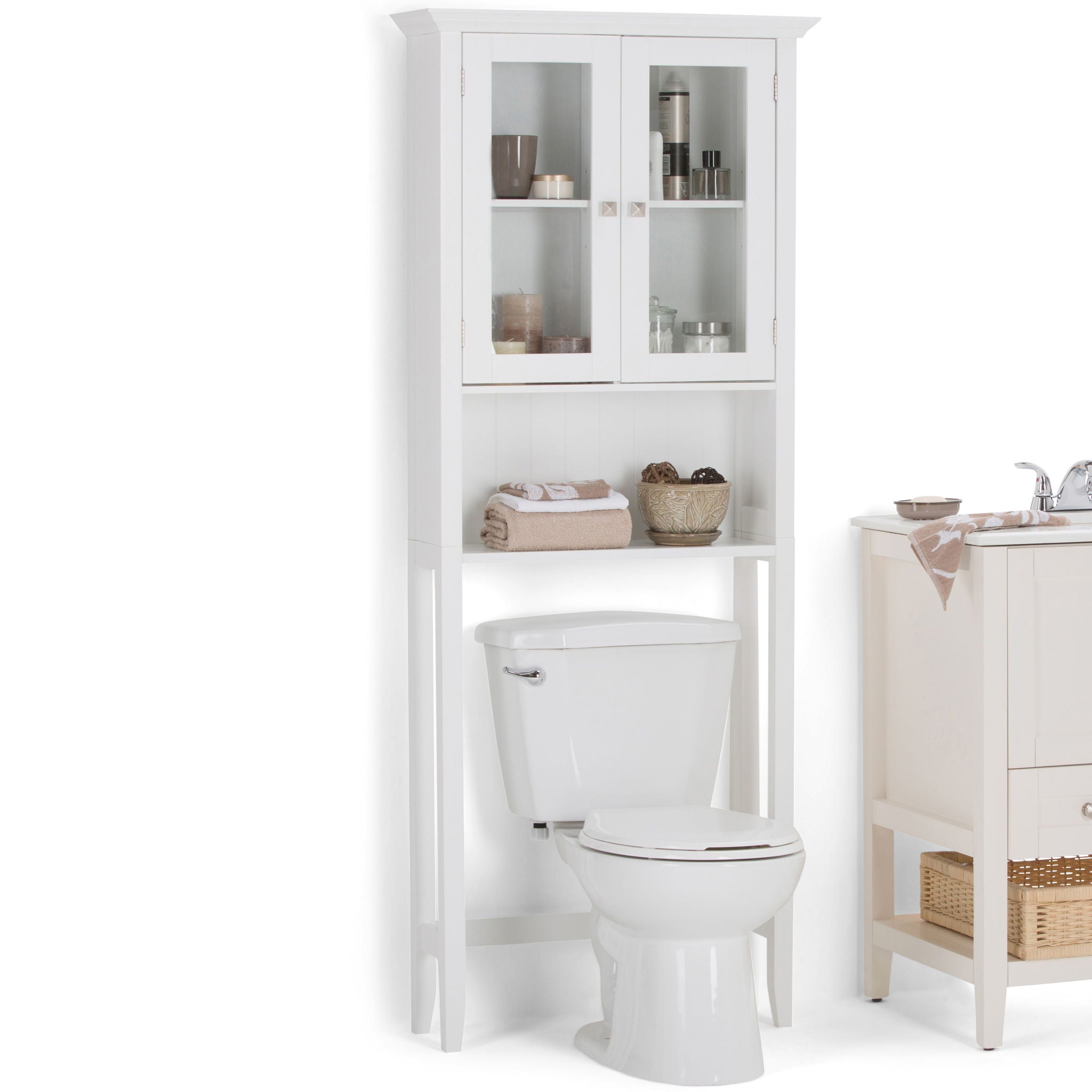 Acadian - Space Saver Cabinet - Pure White by HouseOfZazla