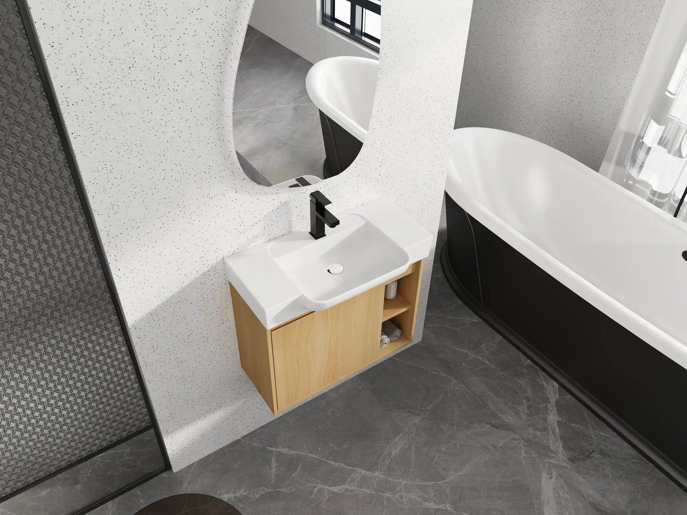 28'' Wall-Mounted Bathroom Vanity by HouseOfZazla
