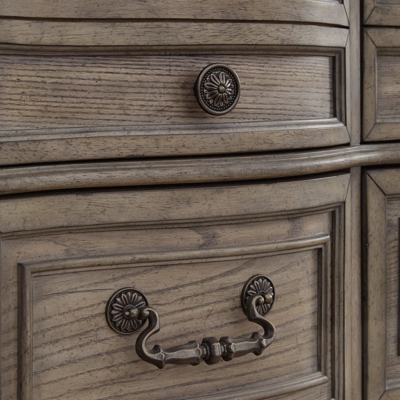 Ardenfield - Dresser And Mirror - Light Brown by Unique Piece Furniture