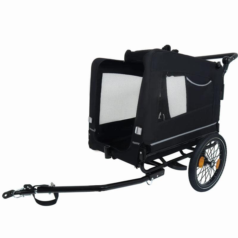 Extra Large 2-in-1 Bike Trailer & Push Cart for Pets by HouseOfZazla