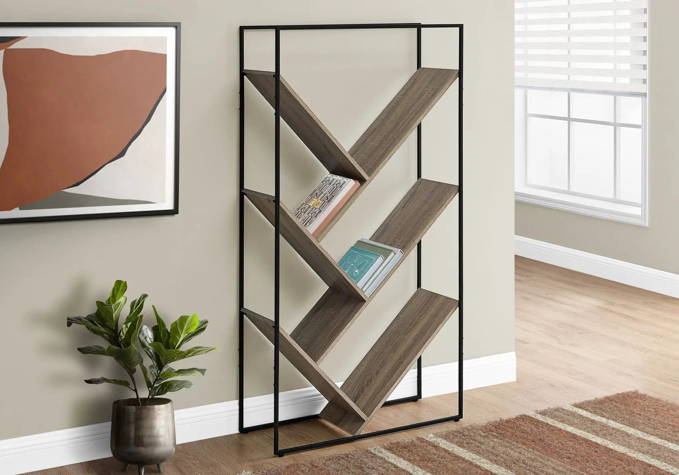 Bookshelf, Bookcase, Etagere, 3 Tier, Office, Contemporary & Modern by Unique Piece Furniture