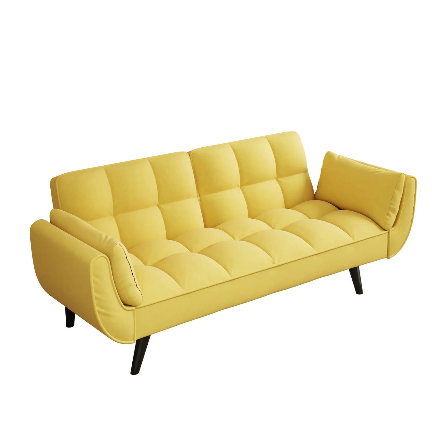 Sofa Soft Two Armrests Throw Pillow Pillow Comfortable Fit Apartment Bedroom Small Space by HouseOfZazla