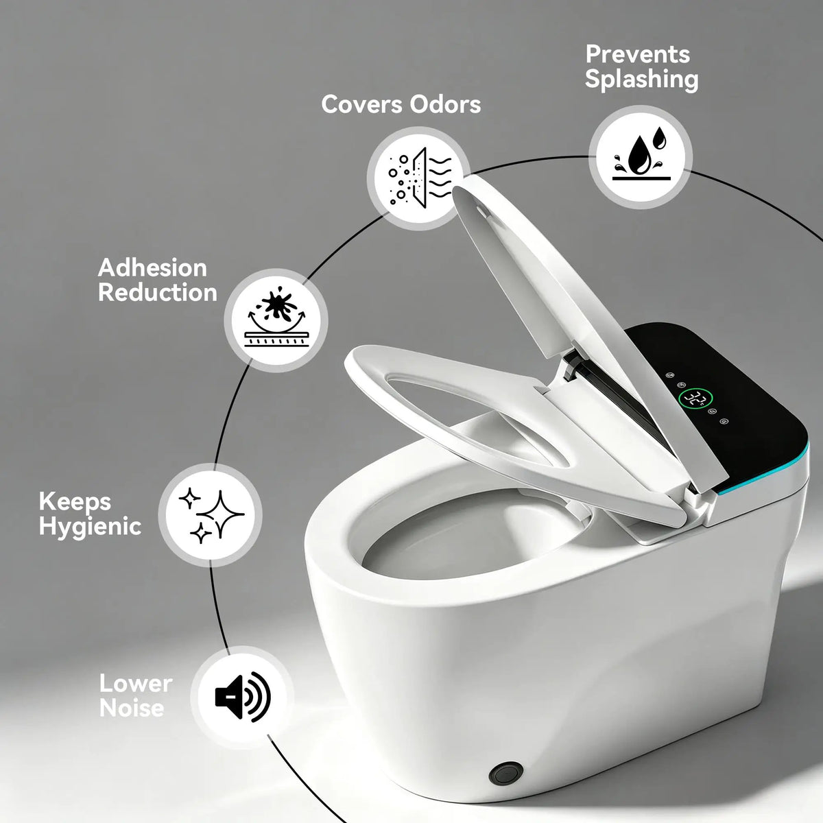 Smart Toilets with Heated Bidet Seat by HouseOfZazla