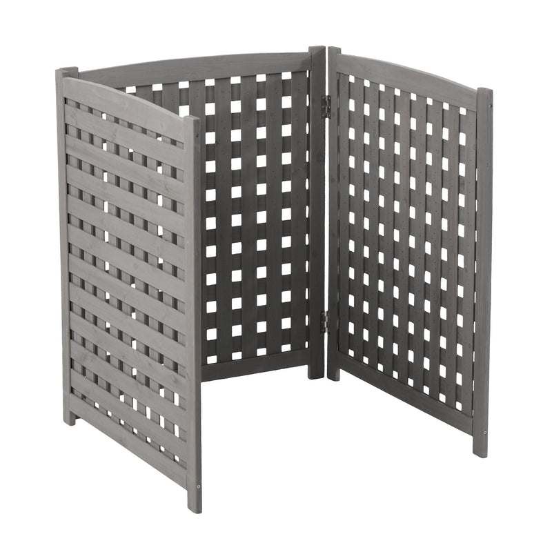 3 Panel Outdoor Air Conditioner Fence Screen by HouseOfZazla