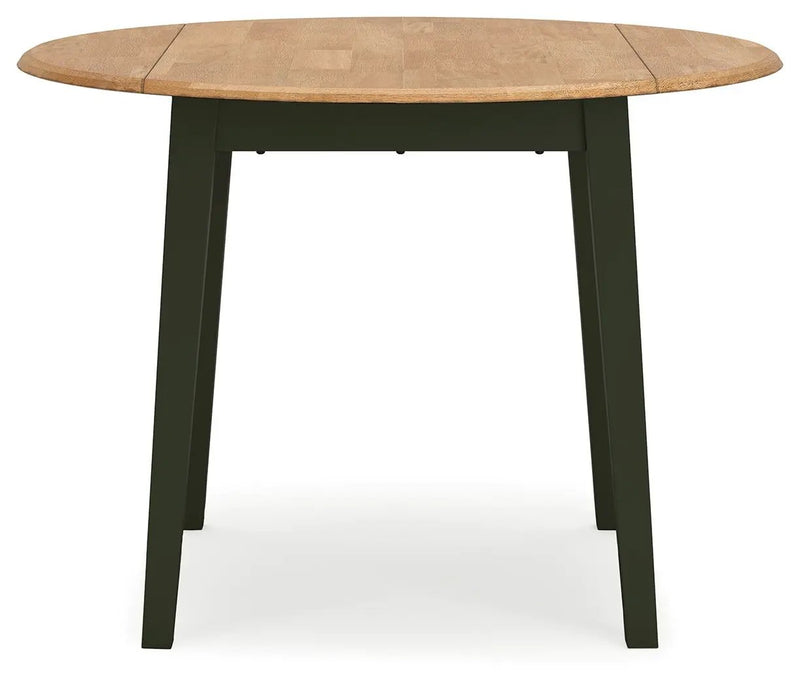 Gesthaven - Round Dining Room Drop Leaf Table Set by Unique Piece Furniture