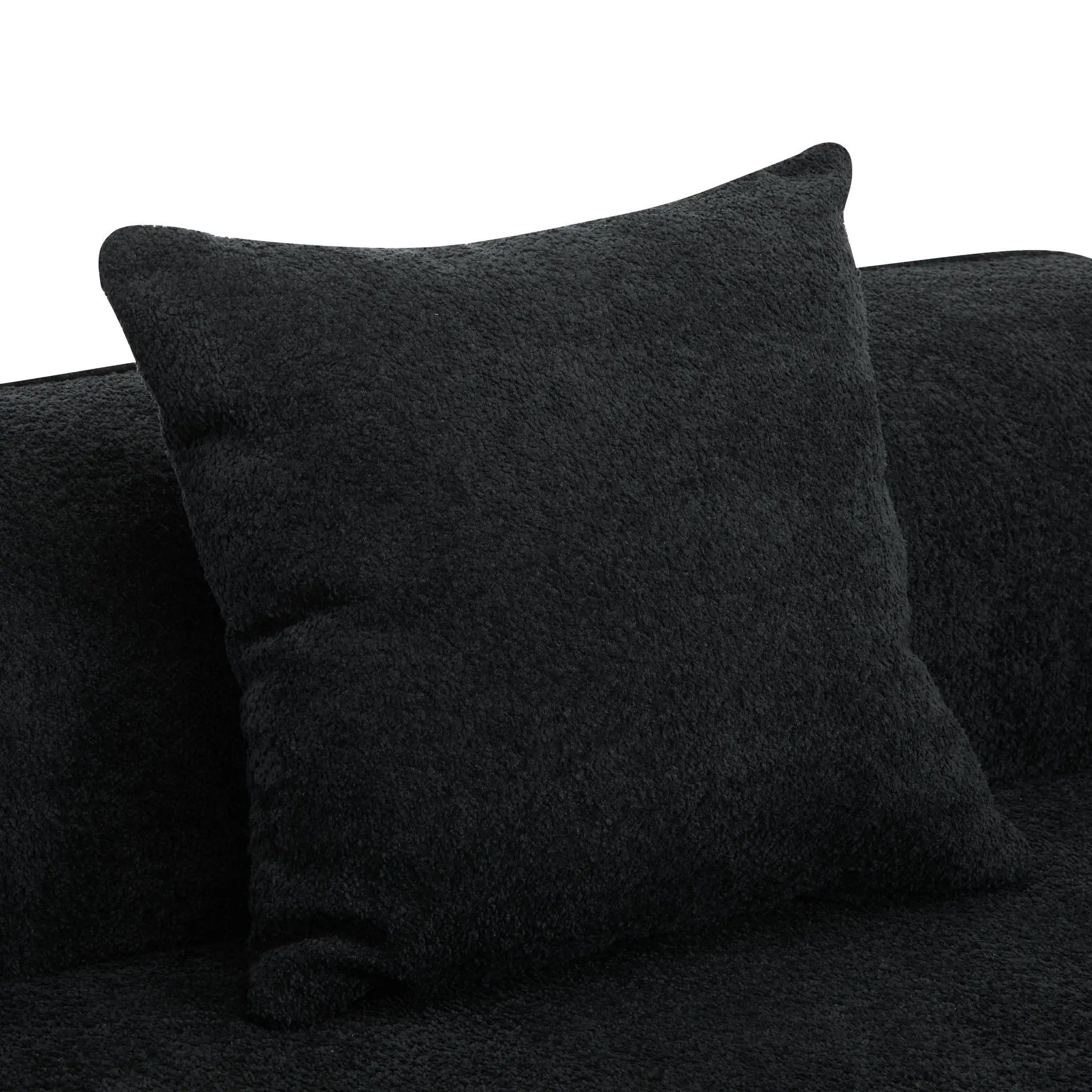 Elegant Curved Sectional Sofa With Full Foam Comfort by HouseOfZazla