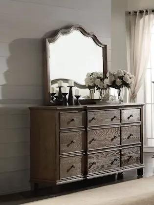 Baudouin - Weathered Dresser - Oak by Unique Piece Furniture