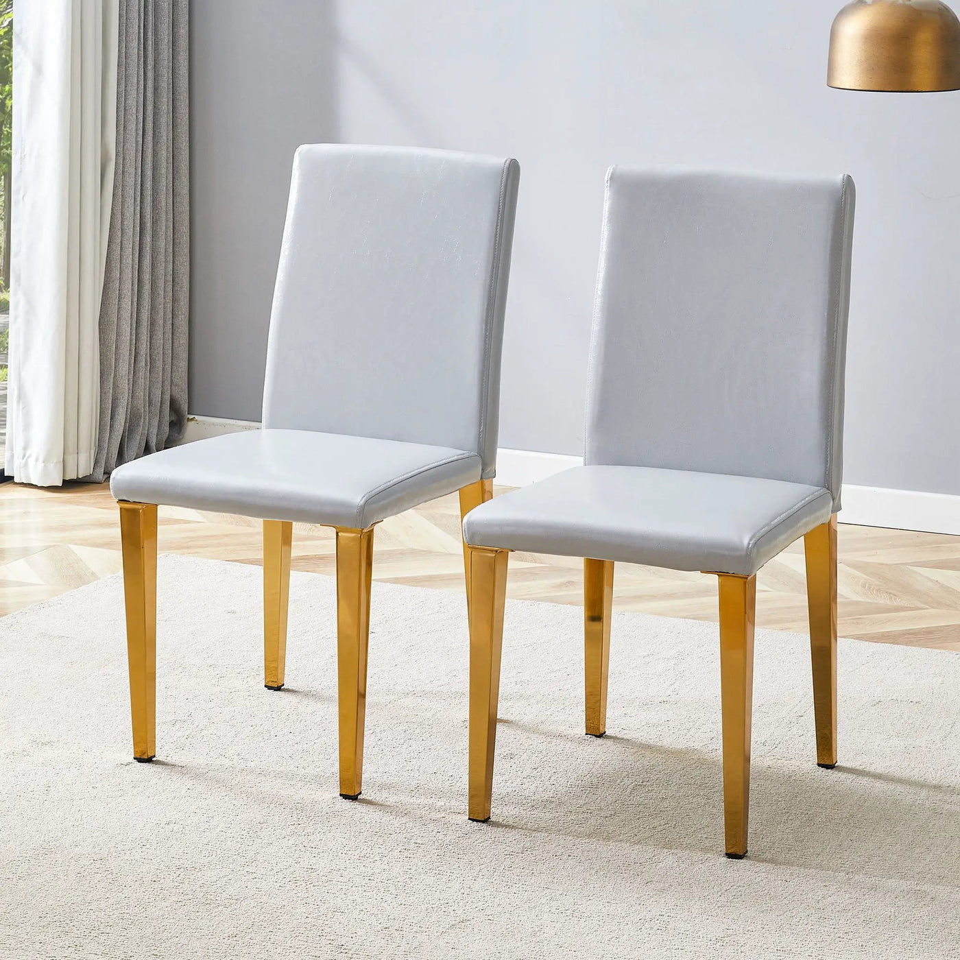 Modern Dining Chairs With Metal Legs by Unique Piece Furniture