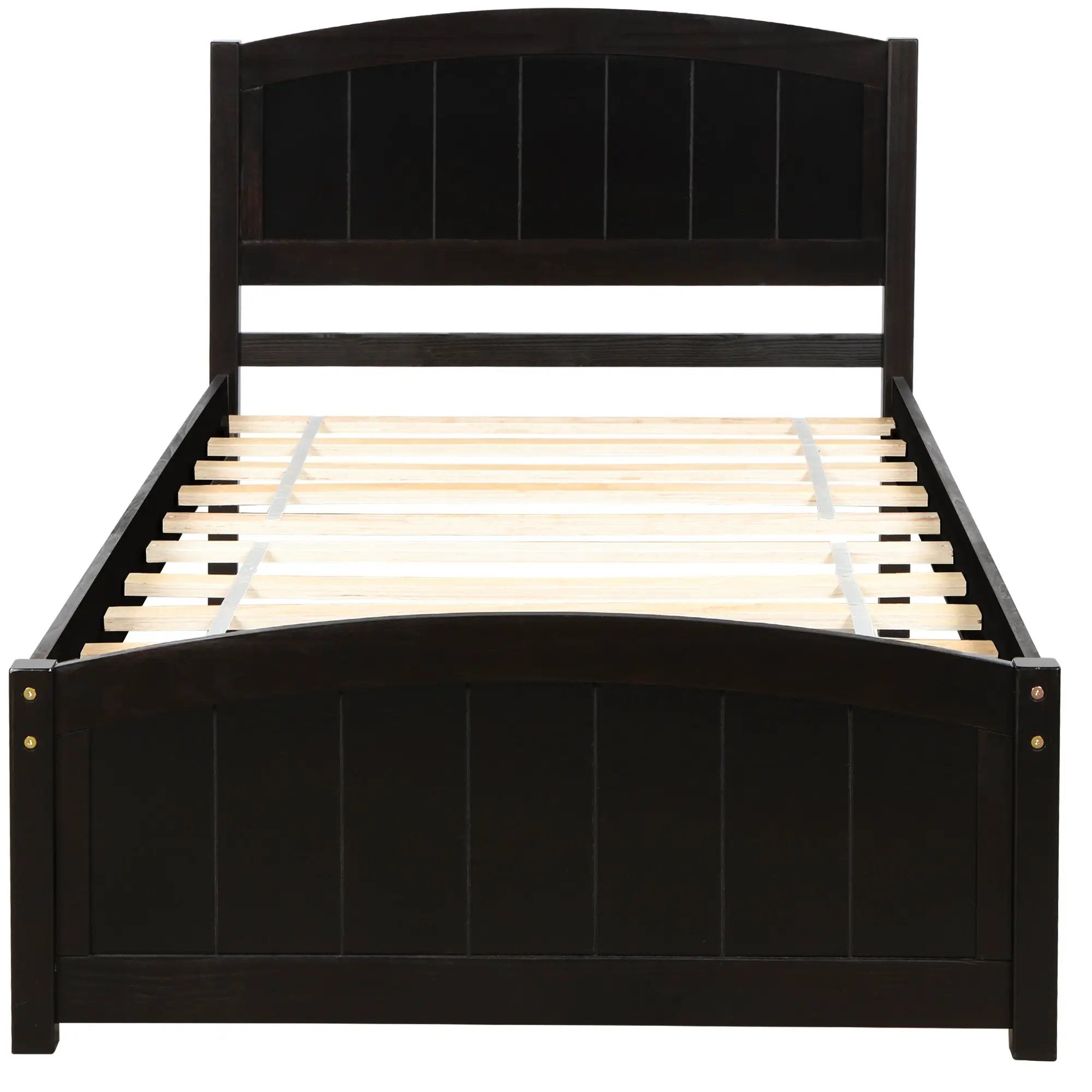 Platform Bed & Headboard, Footboard And Wood Slat Support by HouseOfZazla