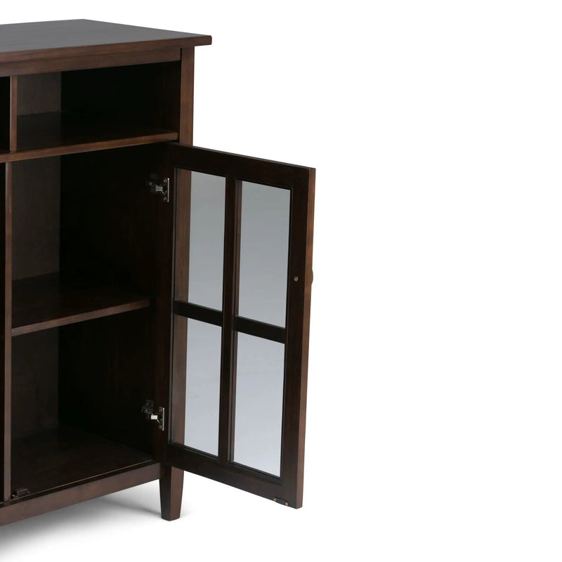 Warm Shaker - Handcrafted Medium Storage Media Cabinet by HouseOfZazla