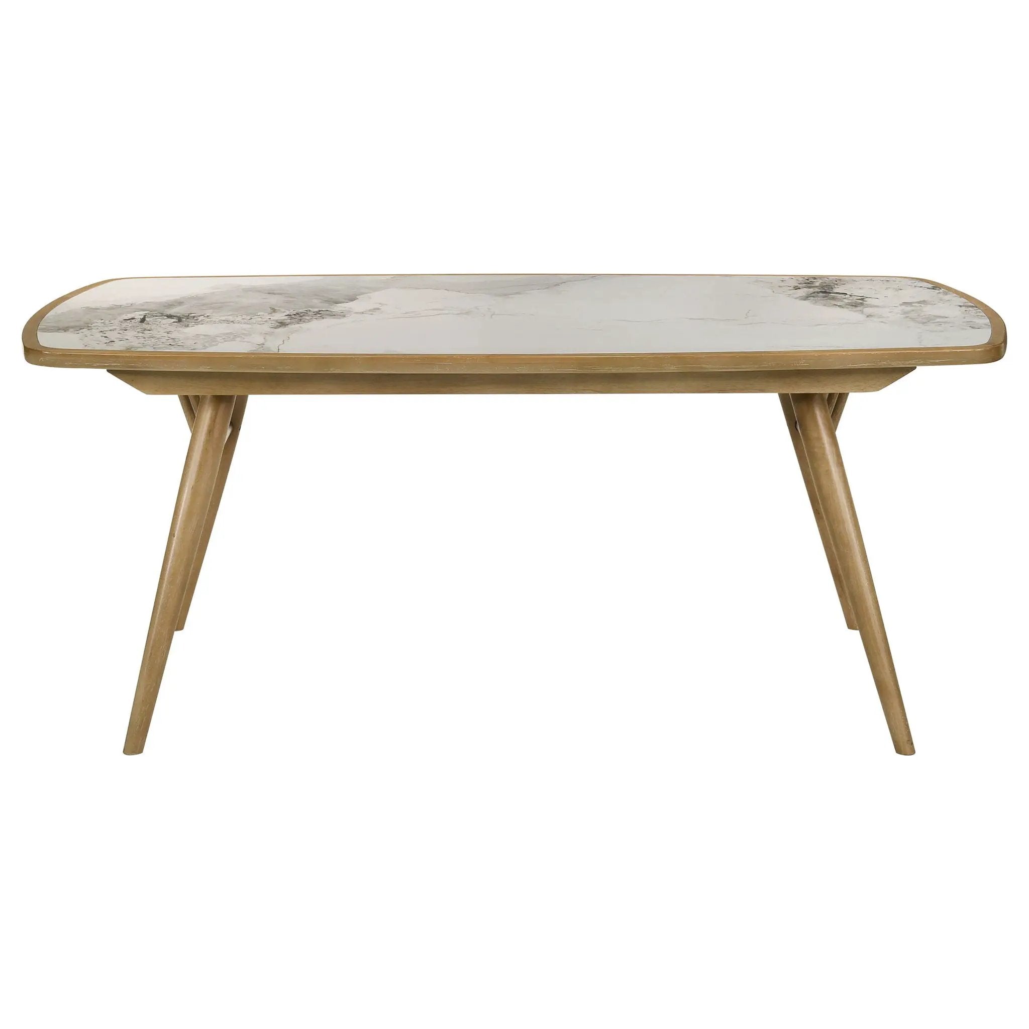 Croyden 7-piece Rectangular Dining Set Weathered Natural by Unique Piece Furniture