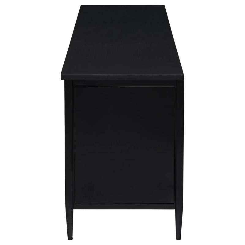 Kenneth - 2 Door TV Stand Doors - Black by HouseOfZazla