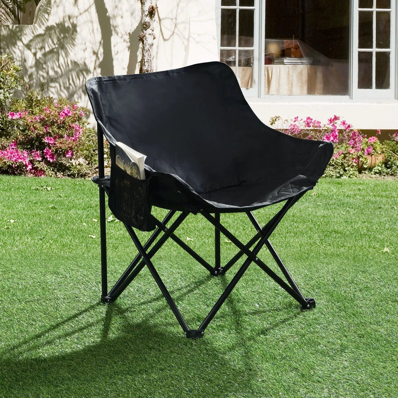 Portable Folding Camping Chairs With Carry Bag (Set of 2) by Unique Piece Furniture