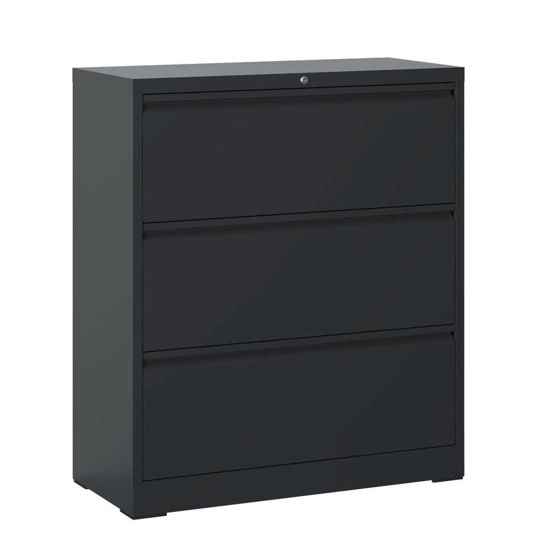 Lateral File Cabinet, Heavy Duty Filing Holds Letter/Legal/A4 Files by Unique Piece Furniture