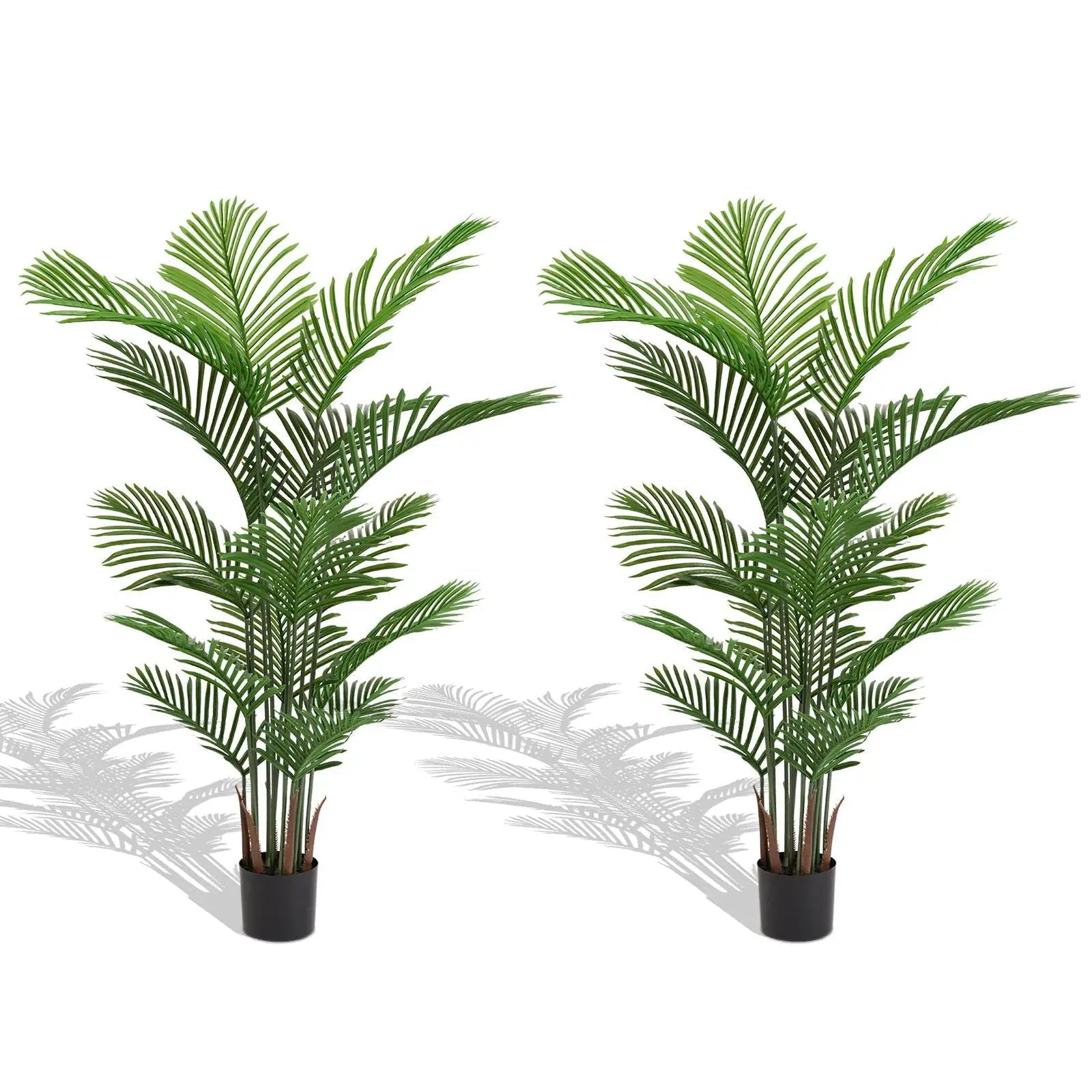 Simulate Plastic Flower Boxes With Leaves For Outdoor Home Decor (Set of 2) - by Unique Piece Furniture