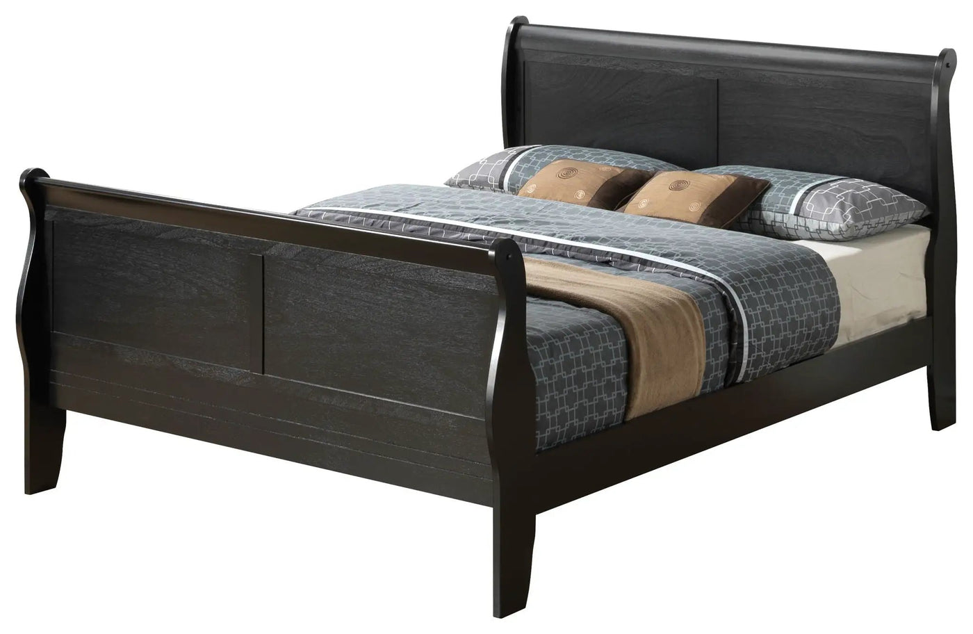 Panel Sleigh Bed by HouseOfZazla