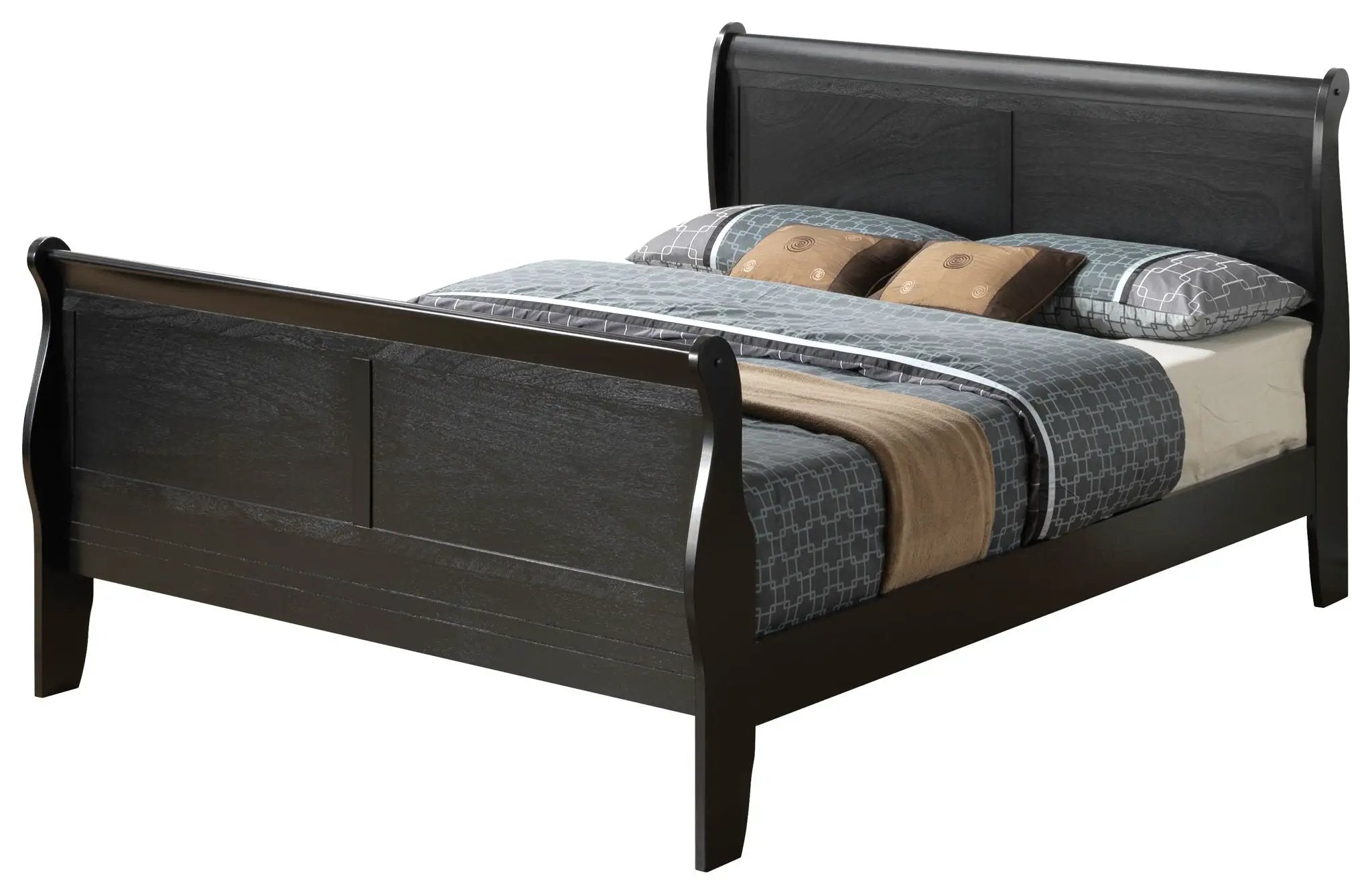 Panel Sleigh Bed by HouseOfZazla