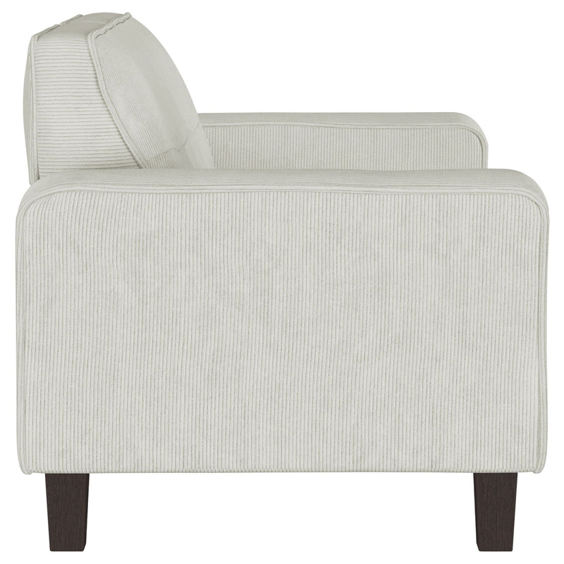 Xana - 2 Piece Upholstered Track Arm Sofa Set - Greige by HouseOfZazla