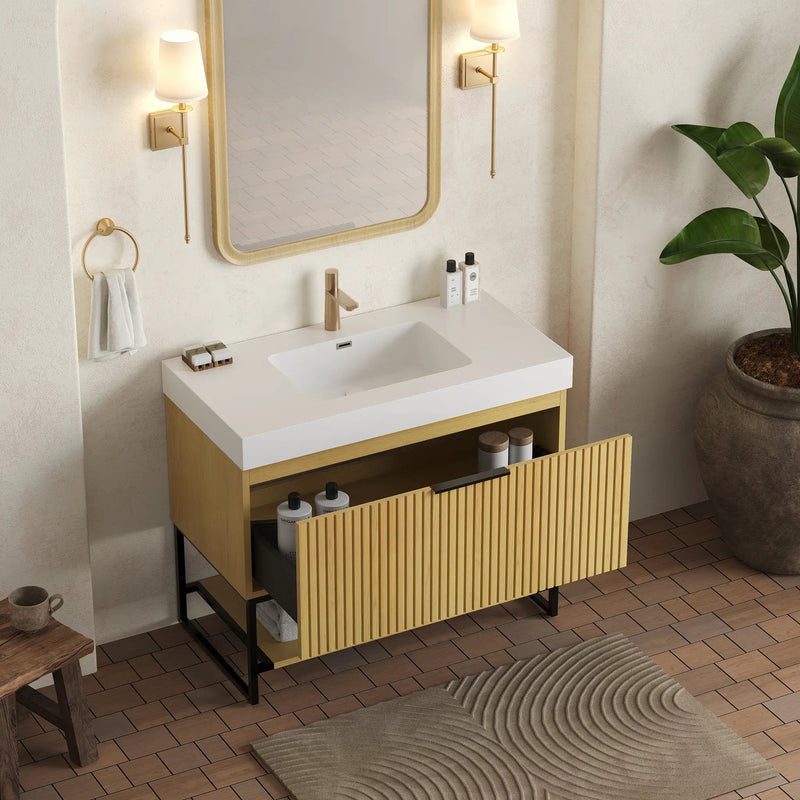 YOLAN 36" Bathroom Vanity & Sink by HouseOfZazla