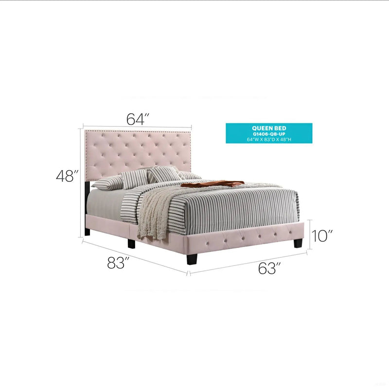 Luxurious Upholstered Bed by HouseOfZazla