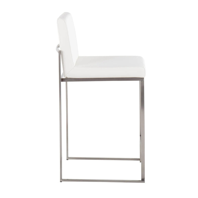 Fuji - Contemporary High Back Counter Stool, Functional Design by HouseOfZazla