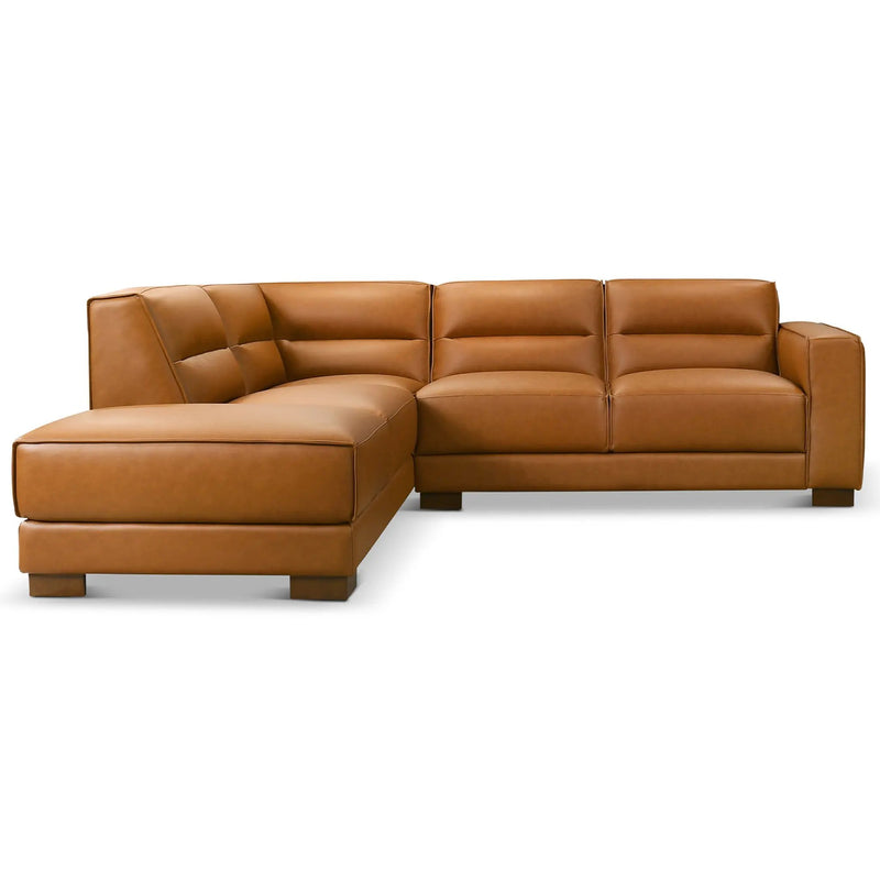 Muncie L-Shaped Sofa with Plush Cushions by HouseOfZazla