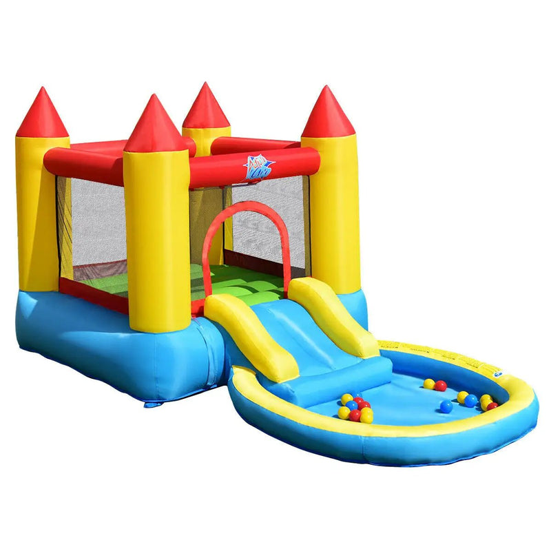 Kids Inflatable Bounce House Castle with Balls Pool and Bag by DirectDeals