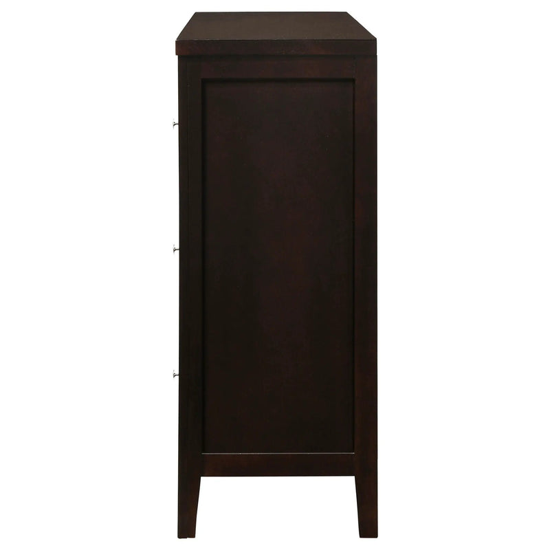 Wedgewood - 6 Drawers Dresser - Cappuccino by HouseOfZazla