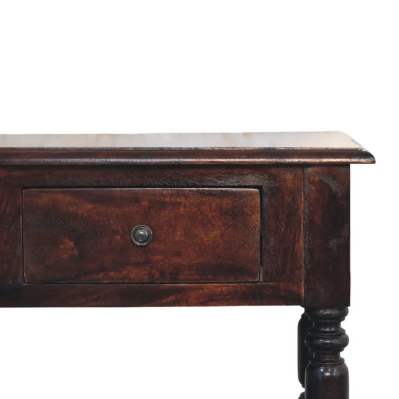 Turned Legs Side Table by Unique Piece Furniture