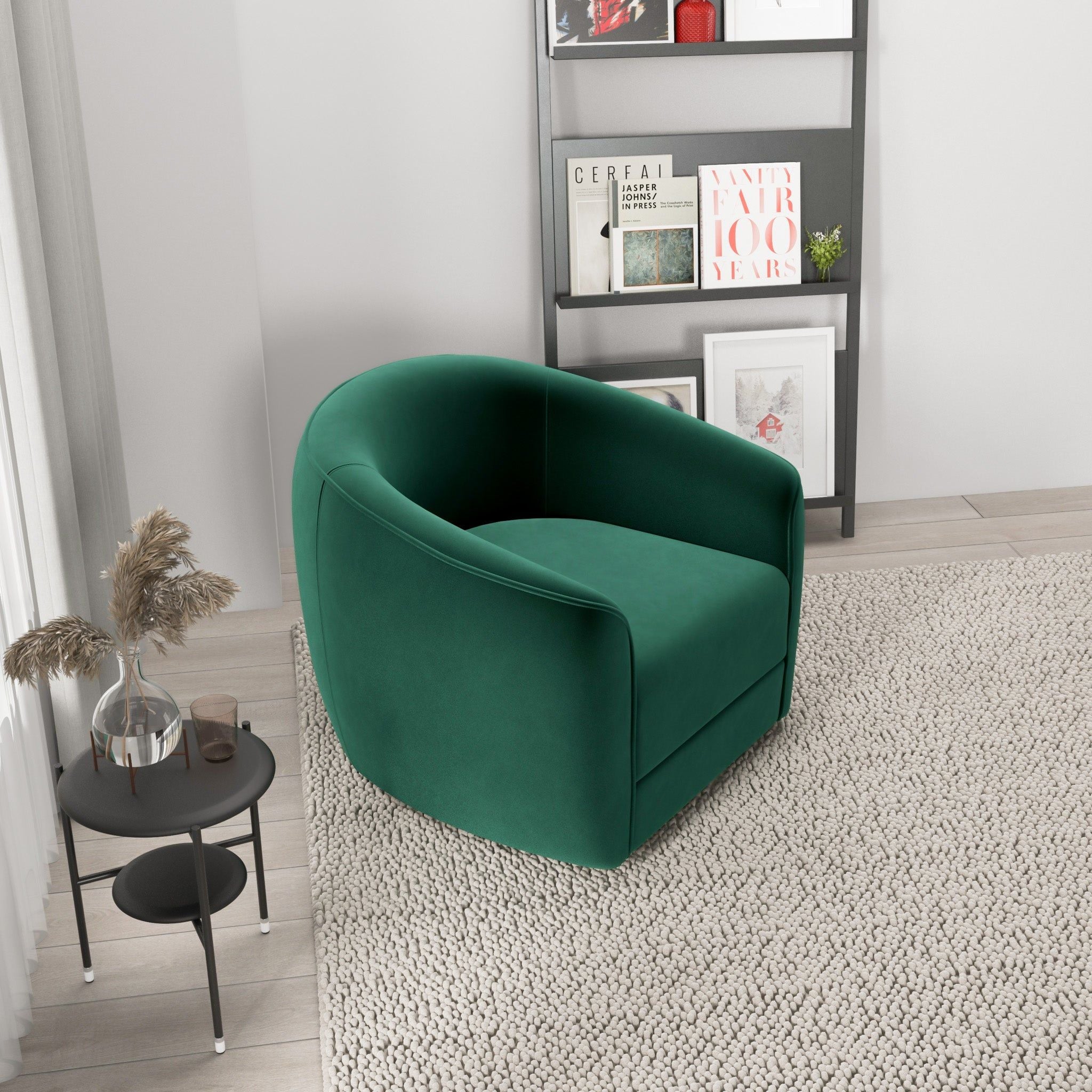 Elise - Mid-Century Modern Swivel Chair by HouseOfZazla