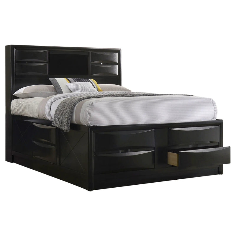 Briana 5-piece California King Bedroom Set Black by Unique Piece Furniture