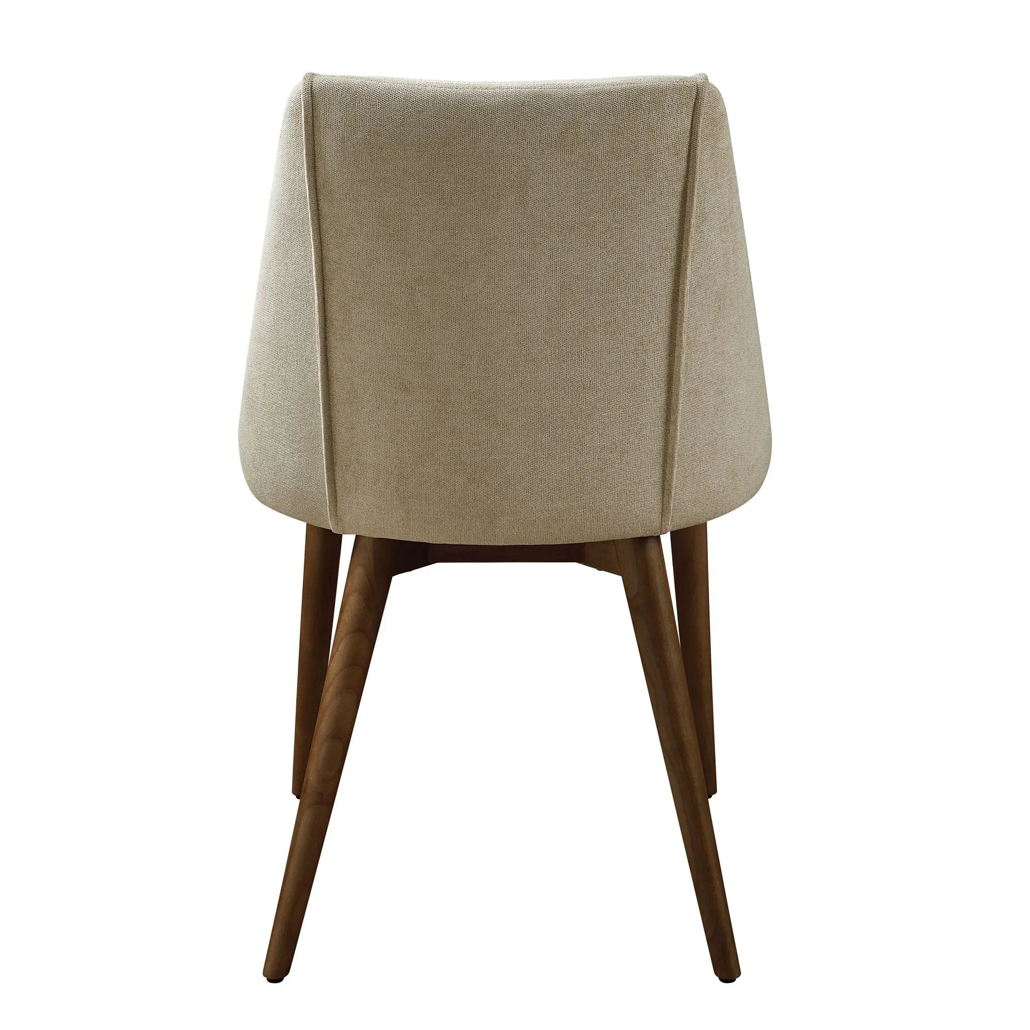 Willene - Polished Microfiber Side Chair (Set of 2) - Beige by Unique Piece Furniture
